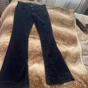Express Slim Flare Mid Rise Jeans